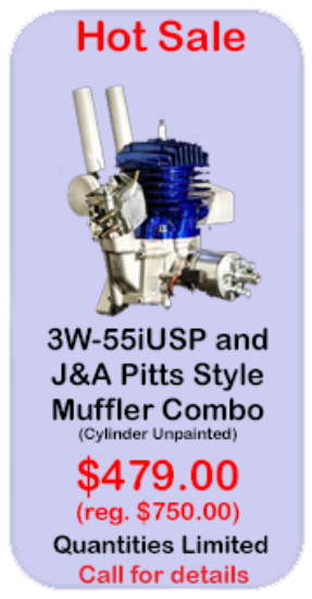 Picture of Sale 3W-55iUSP and J&A Pitts Style Muffler Combo